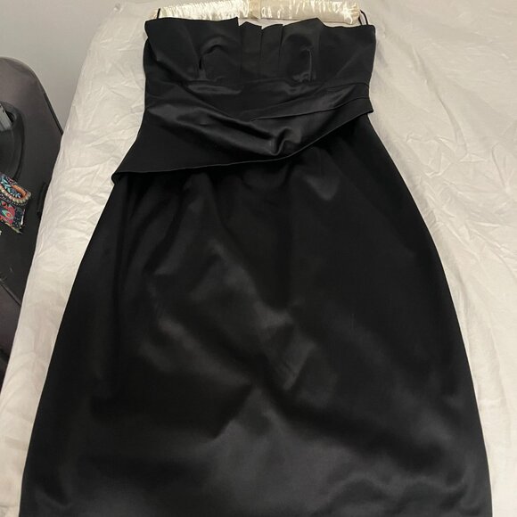 Black strapless cocktail dress - Picture 9 of 11